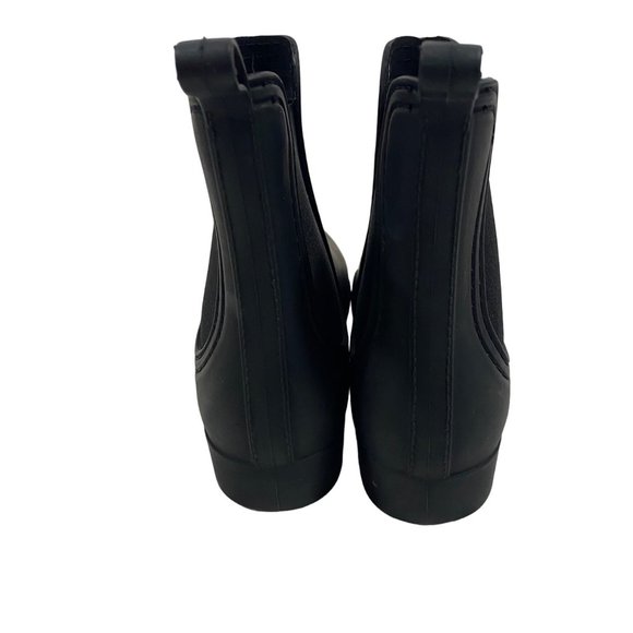 Jeffrey Campbell Forecast 2 Black Matte Rain Boots Women's Size 10 - Picture 5 of 9